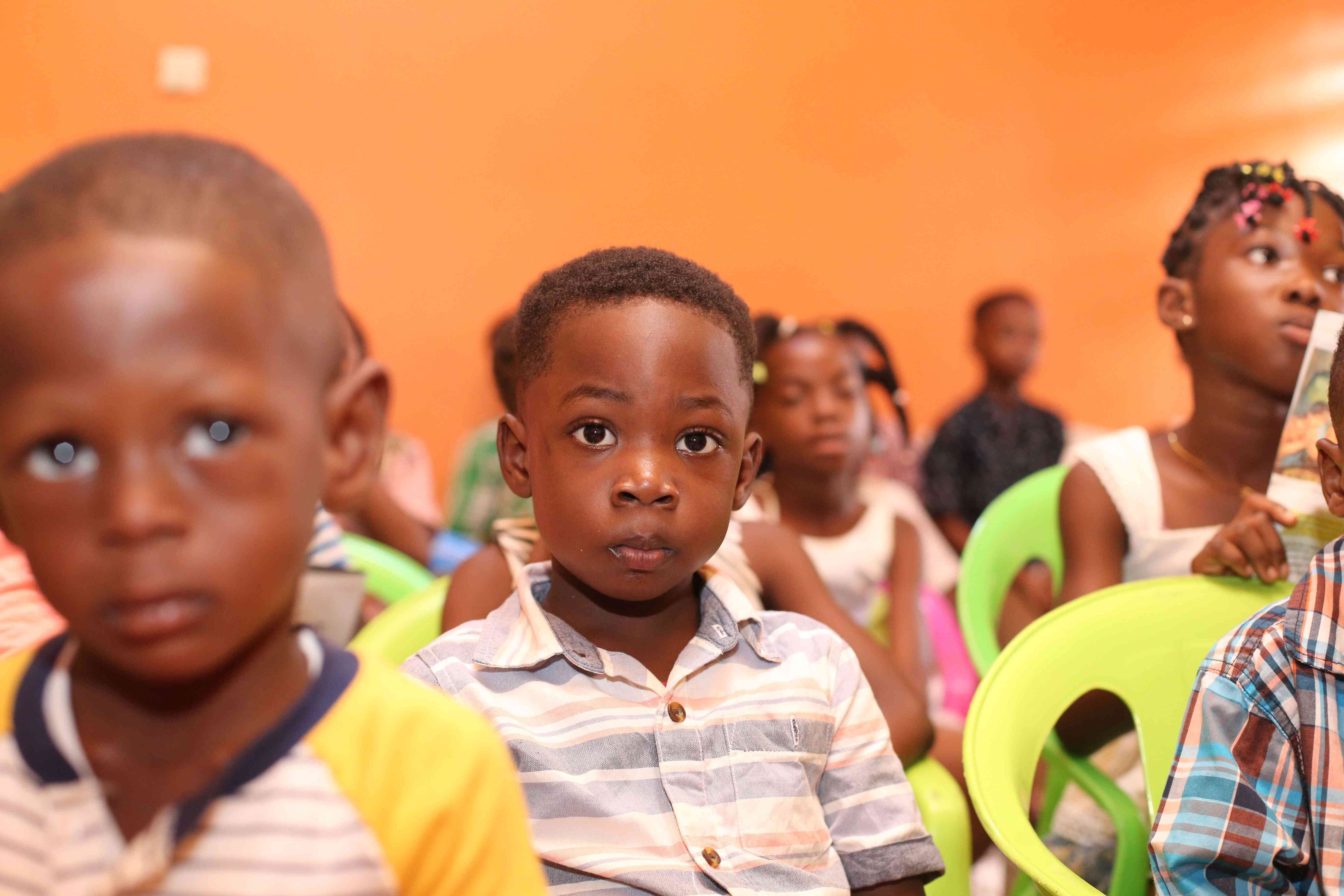 Learners focused during a classroom activity